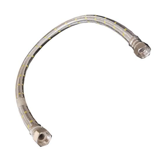 Racord inox flexibil gaz 1/2 80cm TUCAI