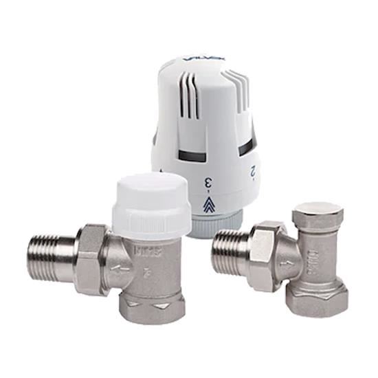 Kit robinet retur si tur termostatic VALVEX