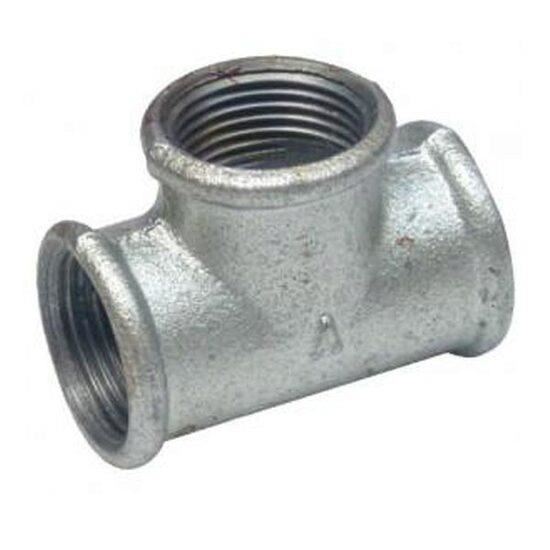 Teu zincat 1.1/4x1/2x1.1/4