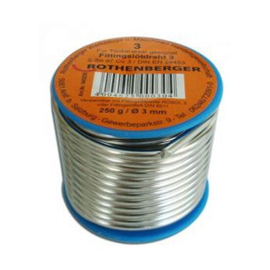 Aliaj lipire cupru 3mm 250G ROTHENBERGER