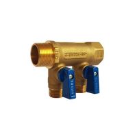 Distribuitor cu robineti 3/4x2 cai TIEMME