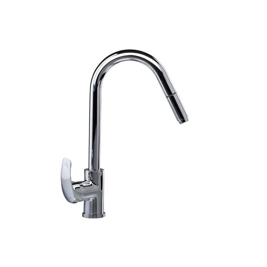 Baterie TEAVA curbata bucatarie ANGELO CHROME 2453040 VALVEX