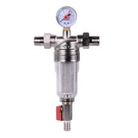 Filtru apa ECOFLOW 1/2 cu MANOMETRU WATER