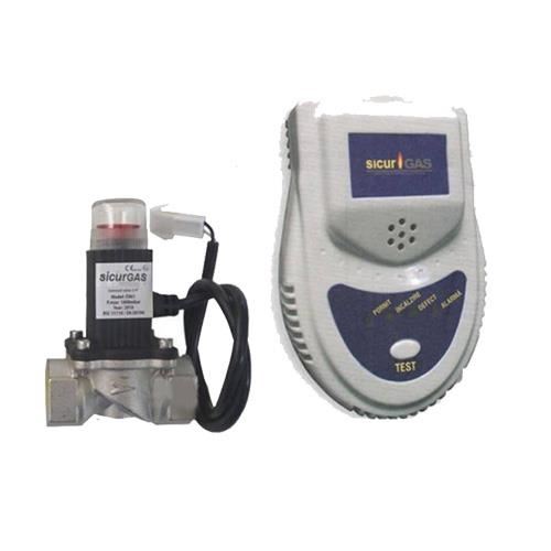Detector gaz 3/4 cu electrovana SICURGAS