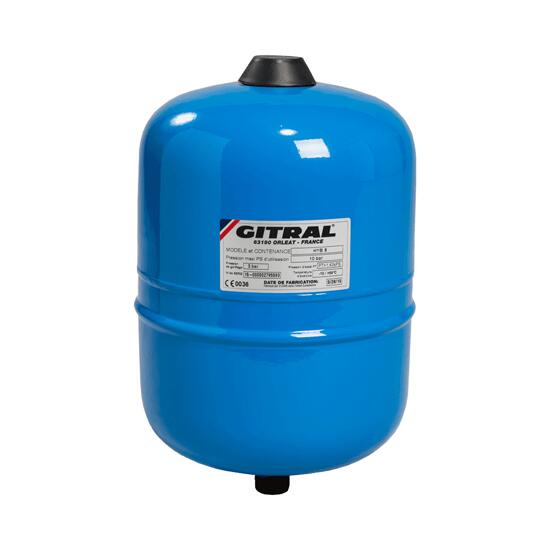 Vas expansiune  sanitar 8L GITRAL