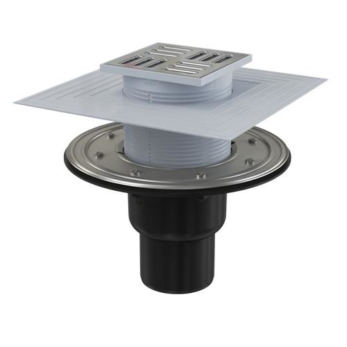Sifon pardoseala cu clapeta 50 vertical APV4344 ALCAPLAST