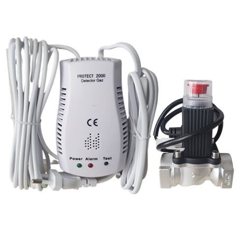 Detector gaz 3/4 cu electrovana P2000 PROTECT 