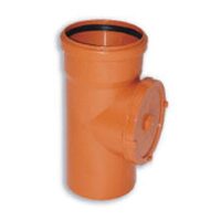 Piesa curatire PVC canalizare 200