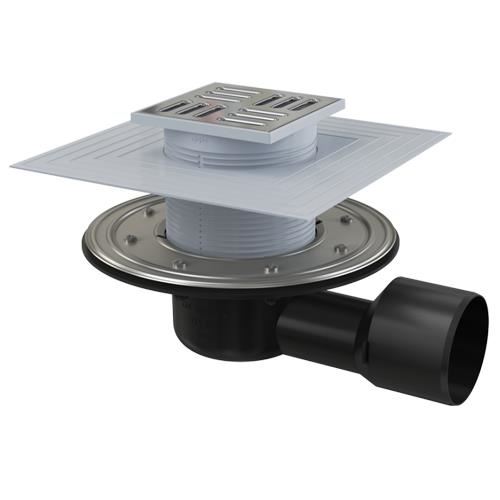 Sifon pardoseala cu clapeta 50 lateral APV3344 ALCAPLAST