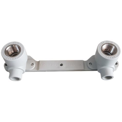 Placa fixare baterie PPR 20x1/2 speciala gri