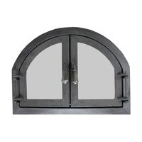 Usa soba BARBEQUE CU STICLA 570x430 FERRUM