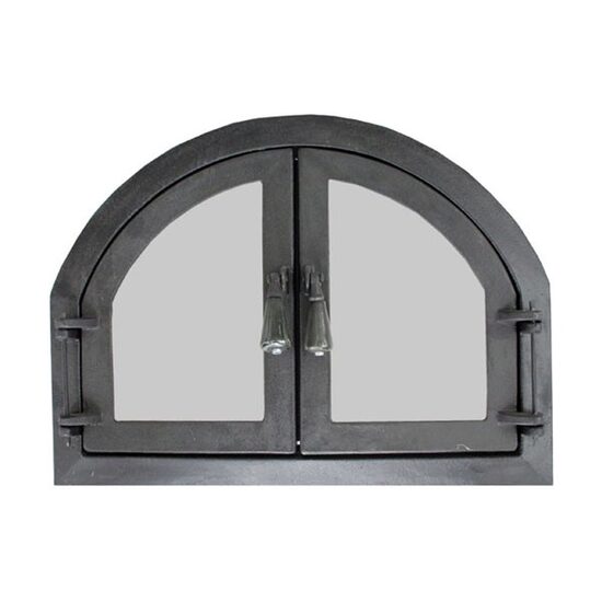 Usa soba BARBEQUE CU STICLA 570x430 FERRUM