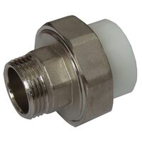 Olandez PPR 40x1.1/4 fil ext alb SANICA