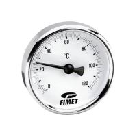 Termometru axial 0-120 100mm lung FIMET
