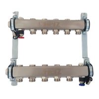 Ansamblu distribuitor inox 5 cai  radiatoare 1863405 HERZ