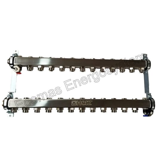 Ansamblu distribuitor inox 12 cai radiatoare 1863412 HERZ