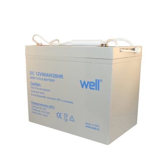 Acumulator 12V 80Ah DEEP CYCLE WELL