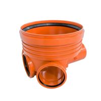 Baza camin PP D400 cu 3 intrari 160 si 1 iesire 160