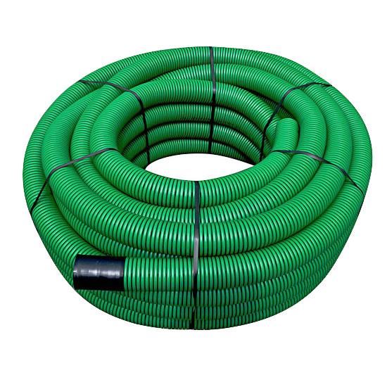 Tub dren corugat 90 verde
