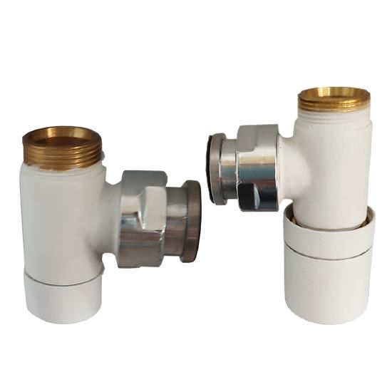 Kit racordare radiator decorativ TESI 2 PEARL ALB IRSAP