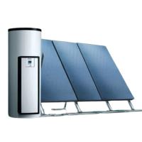 Pachet solar DRAIN-BACK 3 panouri plane AUROTHERM VFK 135/2 cu boiler bivalent 350L VIH S2 350/4 VAILLANT
