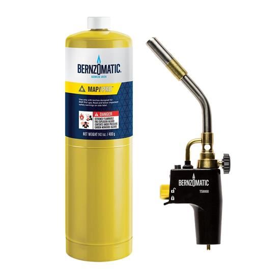Arzator TS8000T cu piezo si butelie BERNZOMATIC