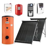 Pachet solar tuburi vidate ECOTUBE NEW 2x20 tuburi + boiler 2 serpentine 300L FERROLI