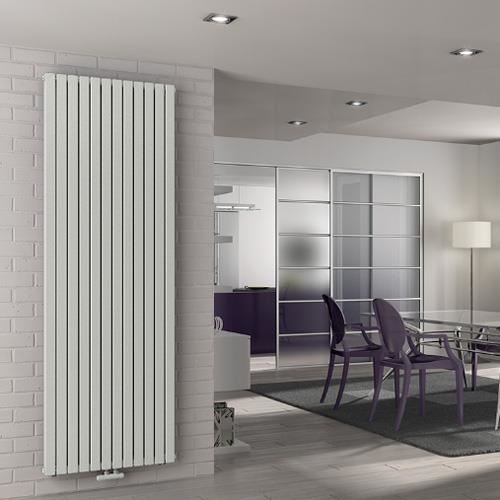 Radiator decorativ PIANO vertical 5 EL L344xH1220 ALB IRSAP