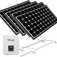 Kit fotovoltaic on-grid 1,1KWP CU 4 panouri 275WP AXITEC + invertor SOLAX + suporti acoperis