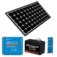Kit 1 panou fotovoltaic policristalin 260WP VICTRON ENERGY,regulator incarcare SMART SOLAR MPPT 75V/15A, acumulator DEEP CYCLE GEL 12V/130AH,invertor
