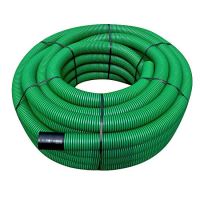 Tub dren corugat 110 verde