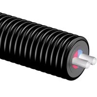 Teava preizolata canal termic 2xD75x6.8 mm ECOFLEX THERMO TWIN UPONOR