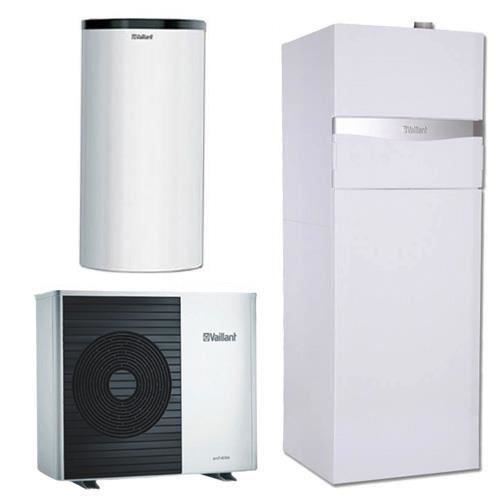Pachet pompa caldura aer-apa 7KW 230V UNIT EXT+ UNIT INT  AROTHERM VWL 75/5AS cu automatizare MULTIMATIC 700 + BUFFER 100L + BOILER ACM 200L VAILLANT