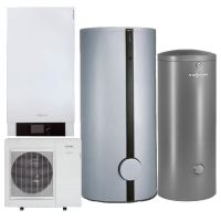 Pachet pompa caldura aer-apa 16KW 400V unit int. + unit. ext. VITOCAL 200-S AWB-E-AC 201.D16 cu boiler 300L VIESSMANN