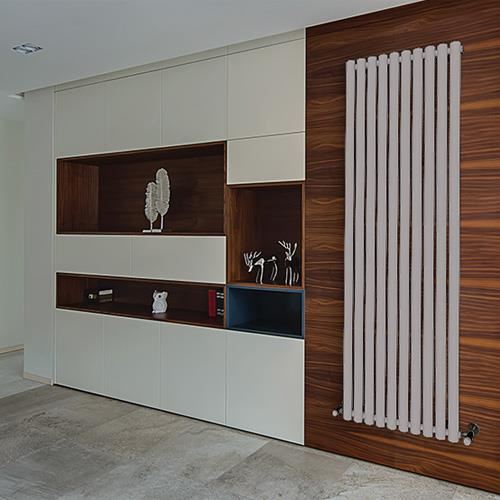 Radiator decorativ vertical H1820x10 elementi ELLIPSIS PERLA GRI IRSAP