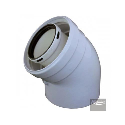 Cot evacuare centrala condensatie 45grade D=60/100 6140 REGULUS