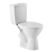 Vas WC alb orizontal cu rezervor ceramic SENATOR CERSANIT