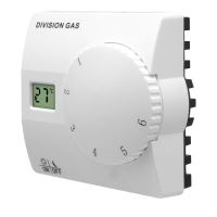 Termostat cu rozeta si afisaj DG816 DIVISION GAS 