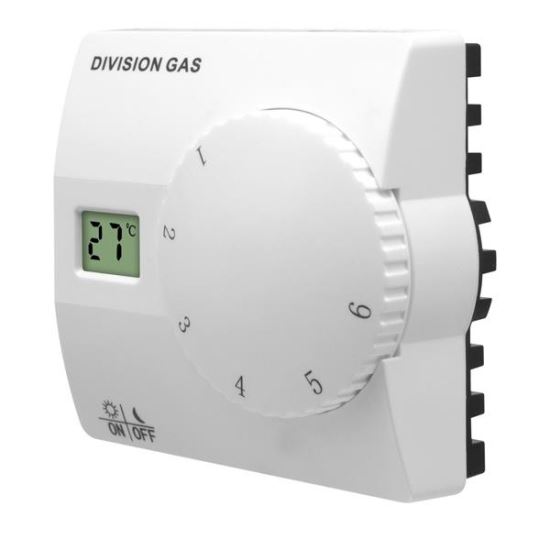 Termostat cu rozeta si afisaj DG816 DIVISION GAS 