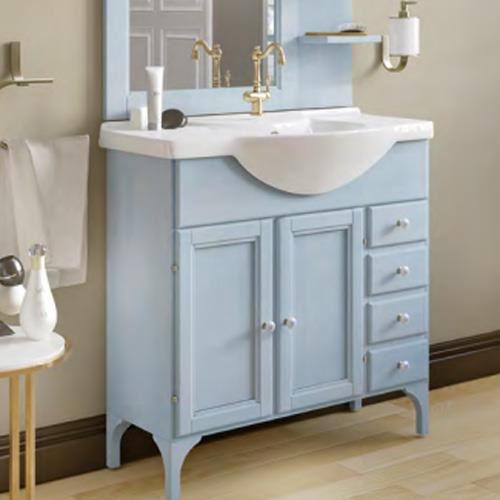 Baza  mobilier cu lavoar 75 cm LEGNO MASSELLO SAVINIDUE