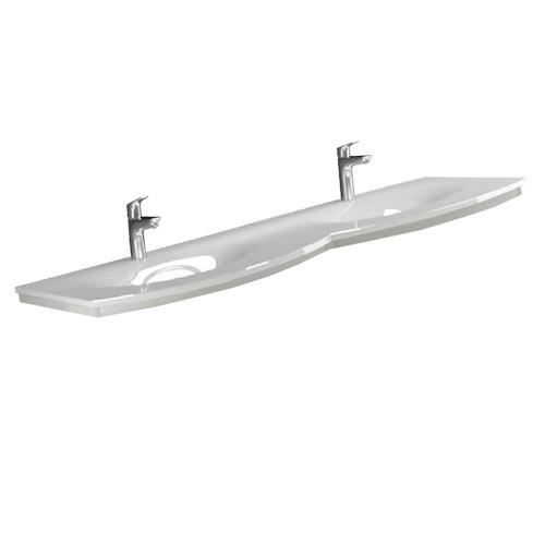 Lavoar alb dublu 140cm ARMONIA SAVINIDUE