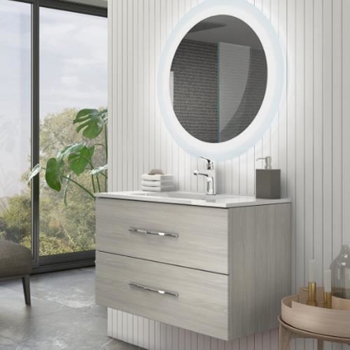 Baza suspendata CORALLO 80cm ROVERE GRIGIO SAVINI DUE
