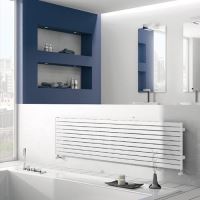 Radiator decorativ PIANO1 orizontal 8 EL L1220x H456 ALB IRSAP