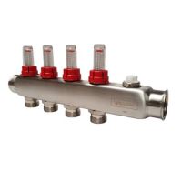 Distribuitor inox cu debitmetre 4 cai 6079320 VALVEX