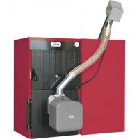 Cazan lemn/peleti 48Kw fonta SUNPELLET 7 FERROLI