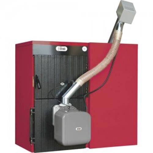 Cazan lemn/peleti 48Kw fonta SUNPELLET 7 FERROLI