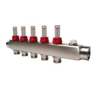 Distribuitor inox cu debitmetre 5 cai 6079330 VALVEX