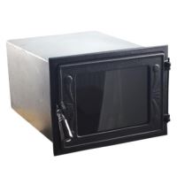 Cuptor soba mare cu sticla dreapta negru FERRUM