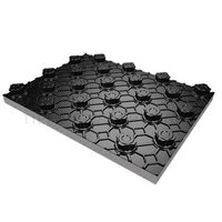 Placa pardoseala cu nuturi H10/32 TECHNO GRAPHITE EPS200 TIEMME