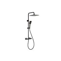 Set dus perete baterie termostatica CUBUS BLACK COLUMN 2447130 VALVEX